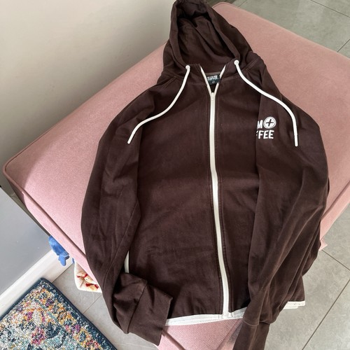 Gym coffee zipped hoddie - hoddie, size