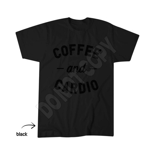 Coffee and cardio workout gym - and,