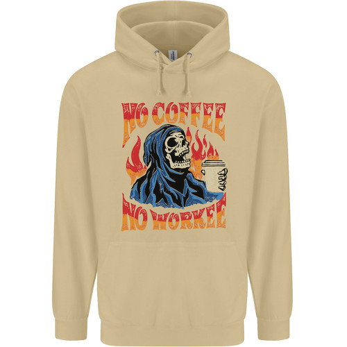 Coffee work funny skull - no,