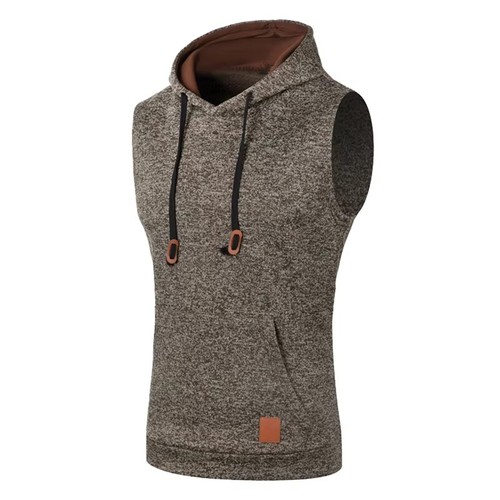 Men sleeveless hoodie tank - men's,